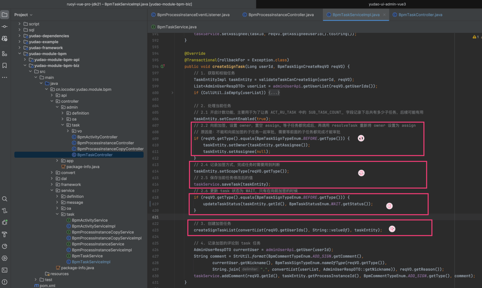 向前加签的实现